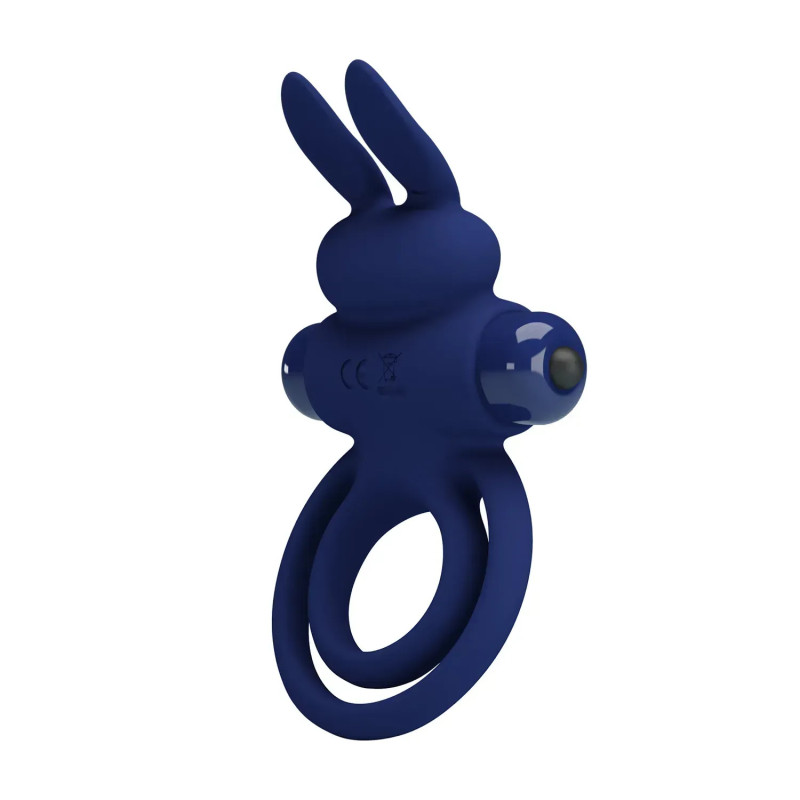 Эрекционное кольцо с двойной фиксацией Pretty Love Vibrant Penis Ring III