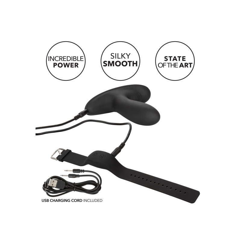 Масажер простати з пультом ДУ CalExotics Eclipse Wristbend Remote Pulsing Probe