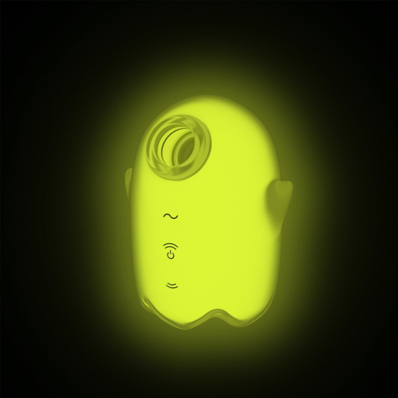 Вакуумний кліторальний стимулятор із вібрацією Satisfyer Glowing Ghost