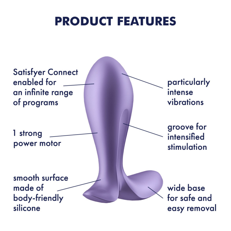 Смарт-пробка з вібрацією Satisfyer Intensity Plug