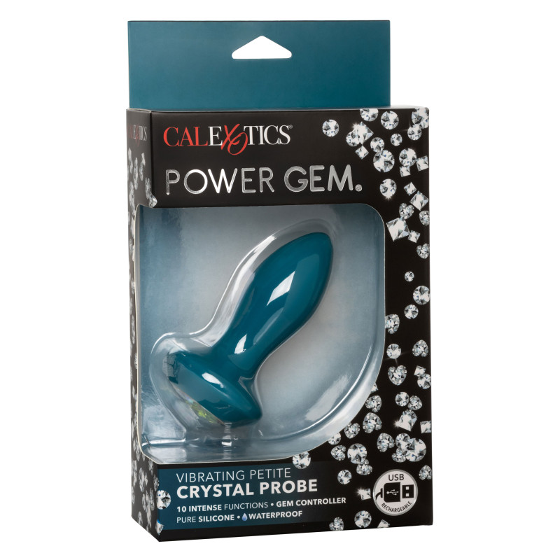 Маленька анальна пробка з вібрацією CalExotics Power Gem