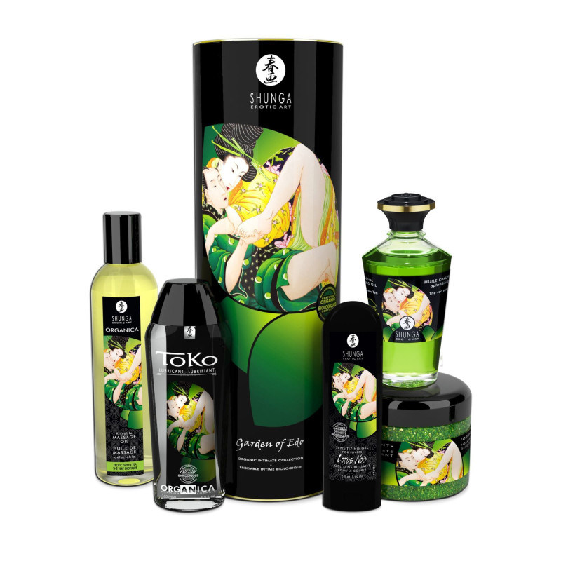 Подарочный набор в пару Shunga Garden Of Edo Organic зеленый чай