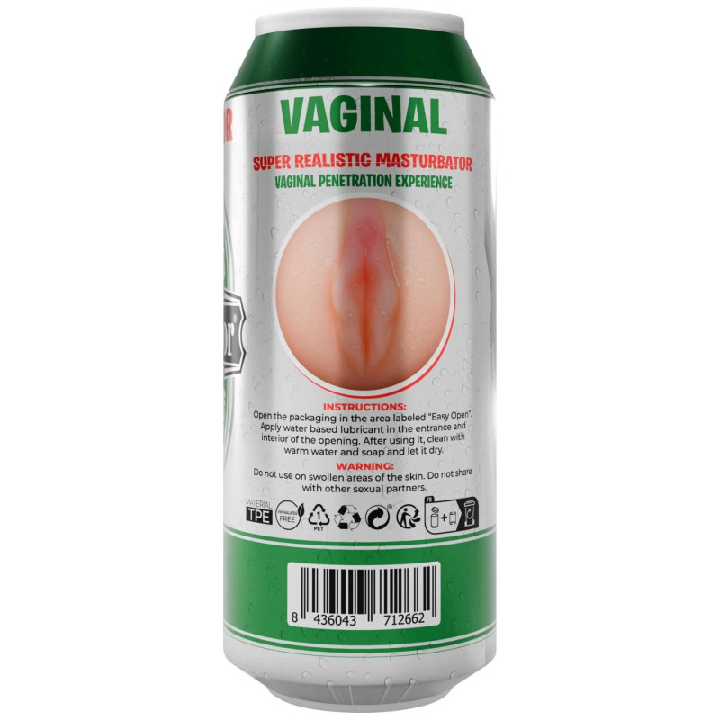 Мастурбатор – банка пива Alive Heineken Vagina II