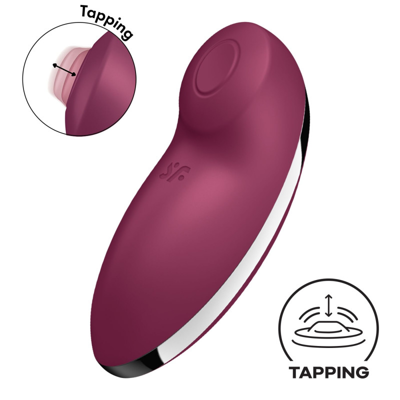 Вібратор для клітора з пульсацією Satisfyer Tap & Climax 2 Вібратор для клітора з пульсацією Satisfyer Tap & Climax 2