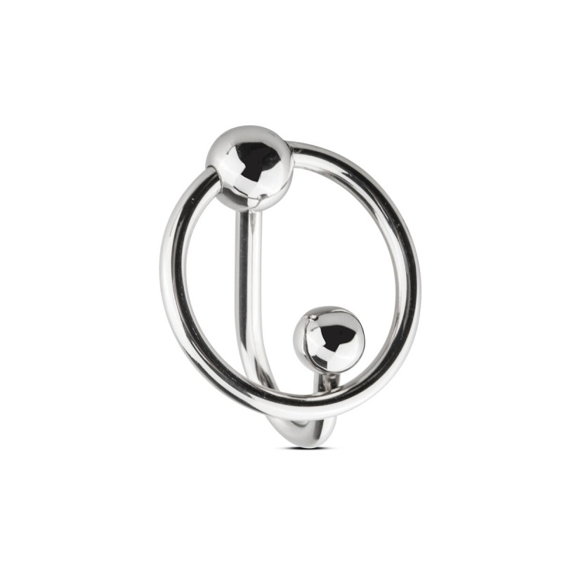 Уретральная вставка с кольцом Sinner Gear Unbendable - Sperm Stopper Solid