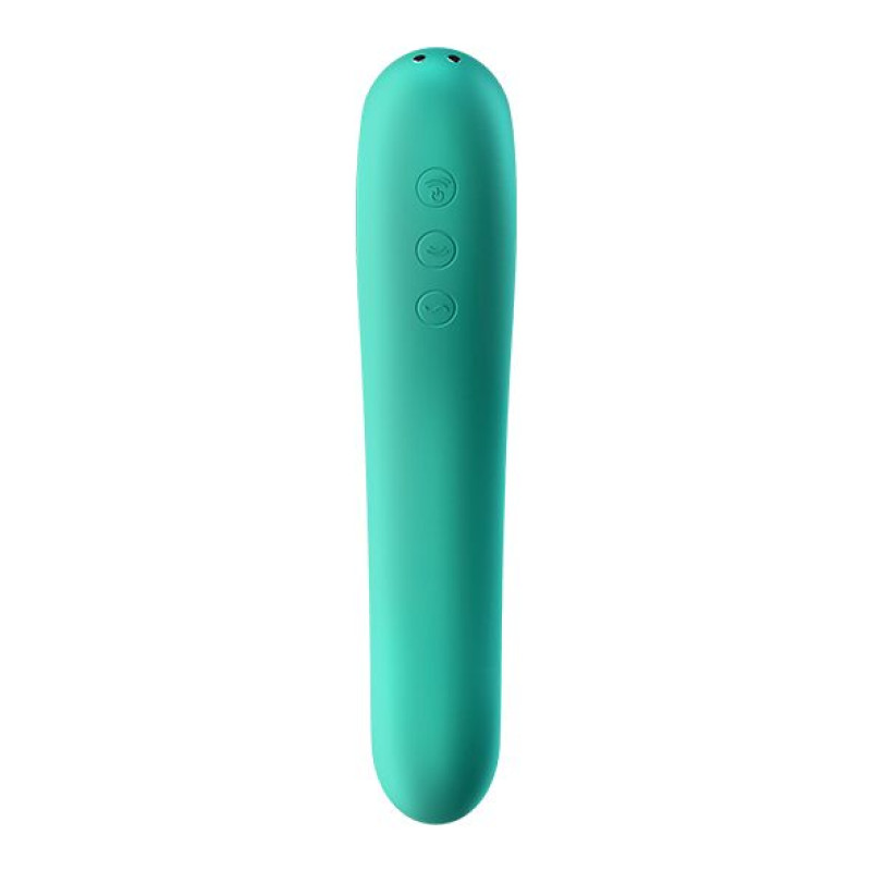 Вакуумний стимулятор з вібрацією Satisfyer Dual Kiss