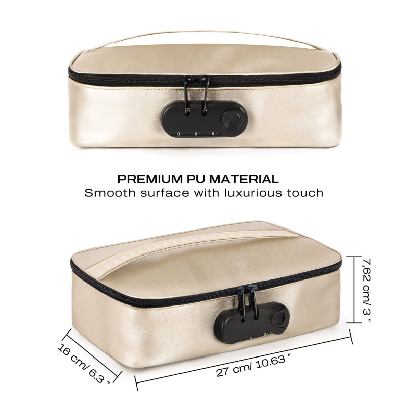 Кейс для игрушек с кодовым замком Dorcel DISCREET BOX LUXURY