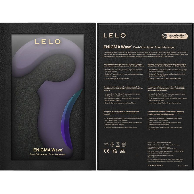 Клиторально-влагалищный звуковой стимулятор LELO Enigma WAVE