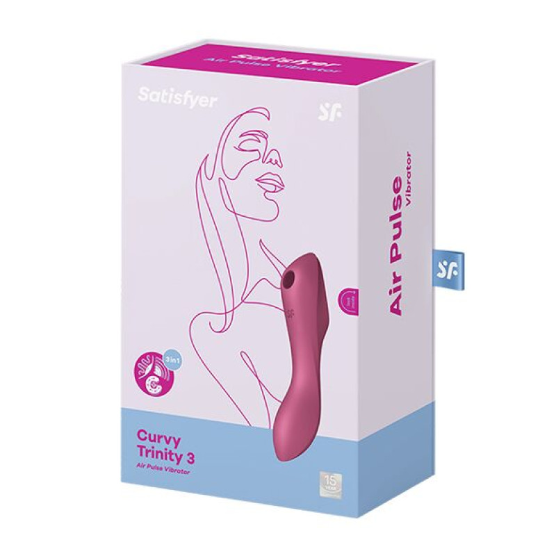 Вакуумный стимулятор с вибрацией Satisfyer Curvy Trinity 3