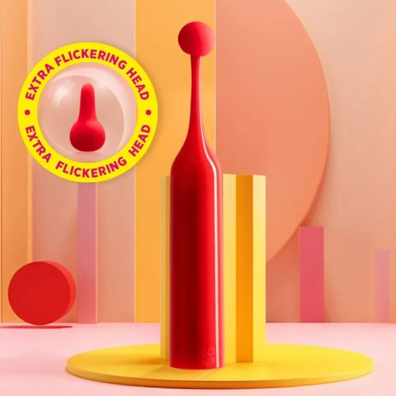 Вибратор для клитора с двумя насадками Romp Pop