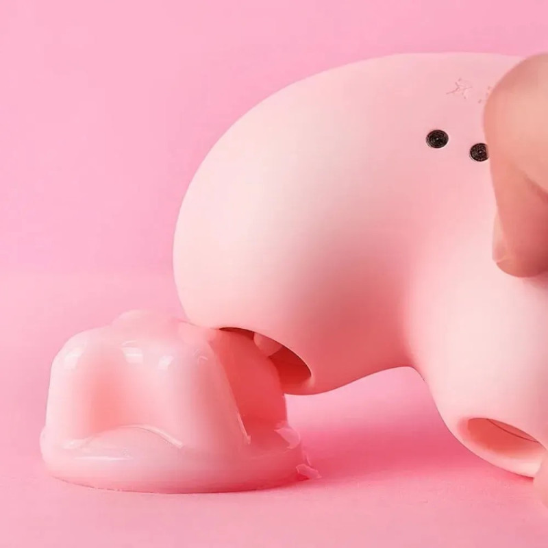 Вакуумний стимулятор з язичком BeYourLover Heart