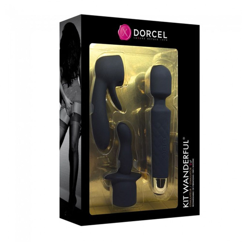 Вібромасажер Dorcel Kit Wanderful з насадками