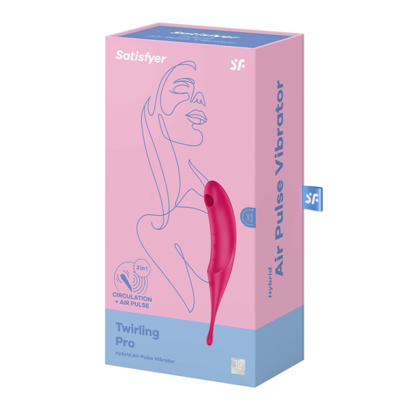 Вакуумний стимулятор з точковою вібрацією Satisfyer Twirling Pro