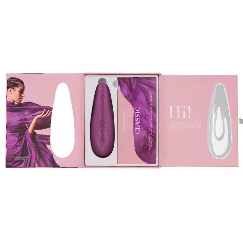 Вакуумний стимулятор для клітора Womanizer Classic Purple