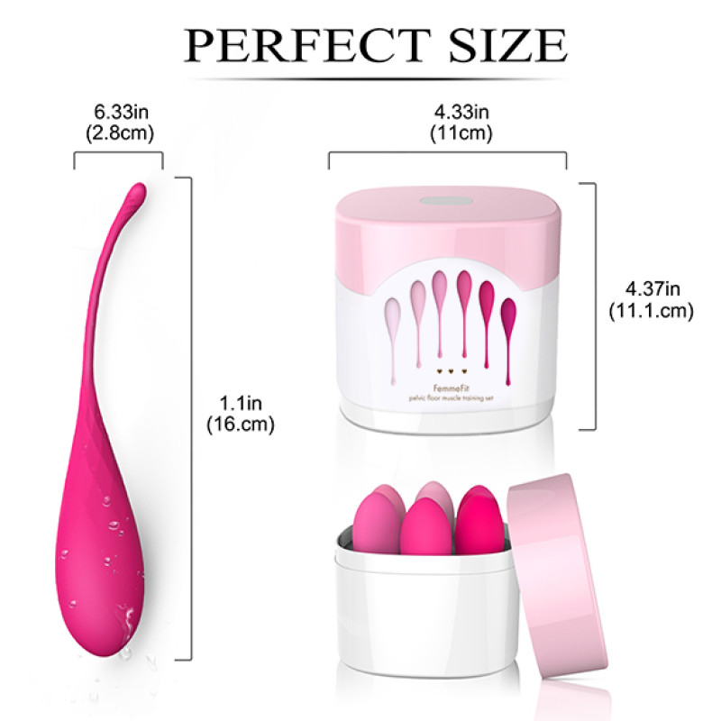 Великий набір вагінальних шариків FeelzToys FemmeFit