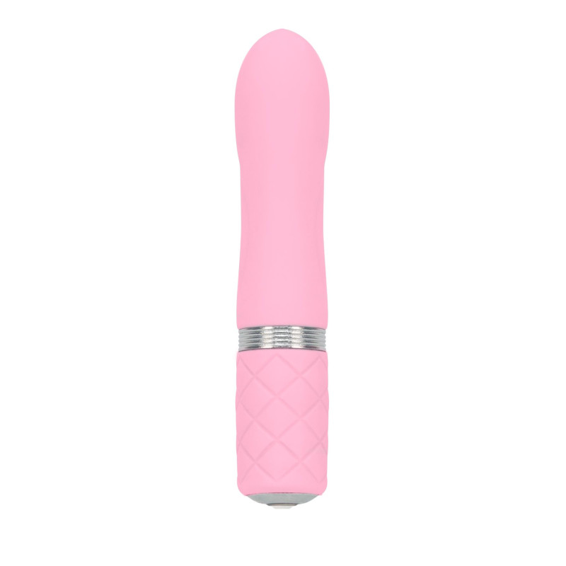 Вибратор PILLOW TALK - Flirty Pink с кристаллом Сваровски