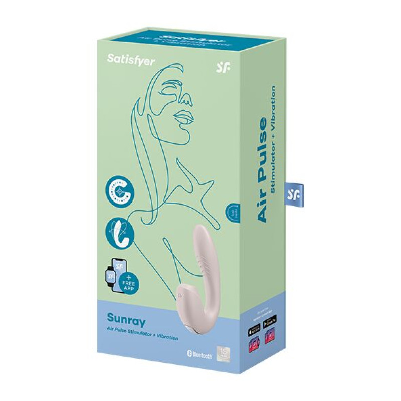 Вакуумний смарт-стимулятор з вібрацією Satisfyer Sunray