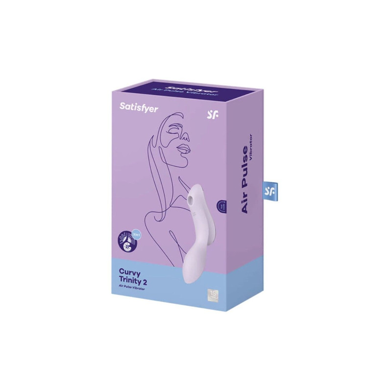 Вакуумний стимулятор з вібрацією Satisfyer Curvy Trinity 2