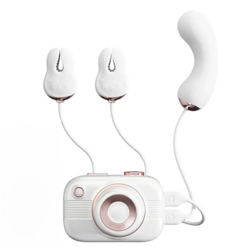 Смарт стимулятор 5-в-1  у вигляді фотоапарата BeYourLover Alberta