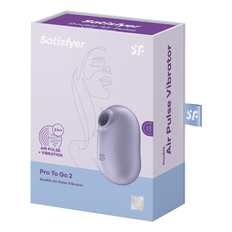 Вакуумний стимулятор з вібрацією Satisfyer Pro To Go 2