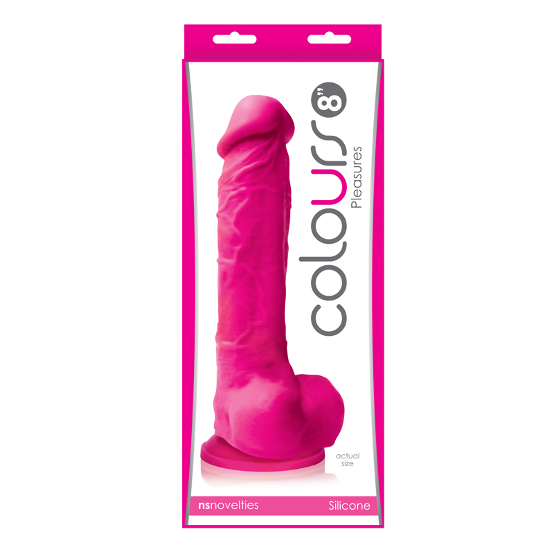 Фаллоимитатор на присоске NS Novelties Colours Pleasures Pink