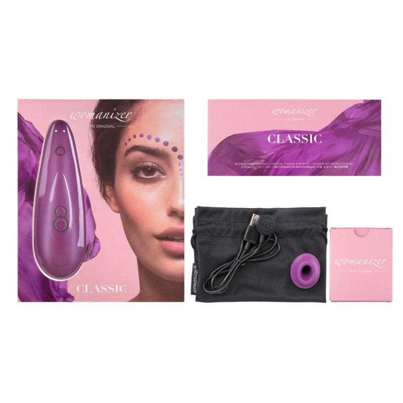 Вакуумний стимулятор для клітора Womanizer Classic Purple