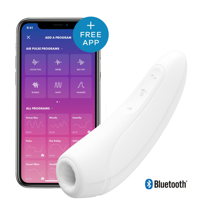 Вакуумний смарт-стимулятор з вібрацією Satisfyer Curvy 1+