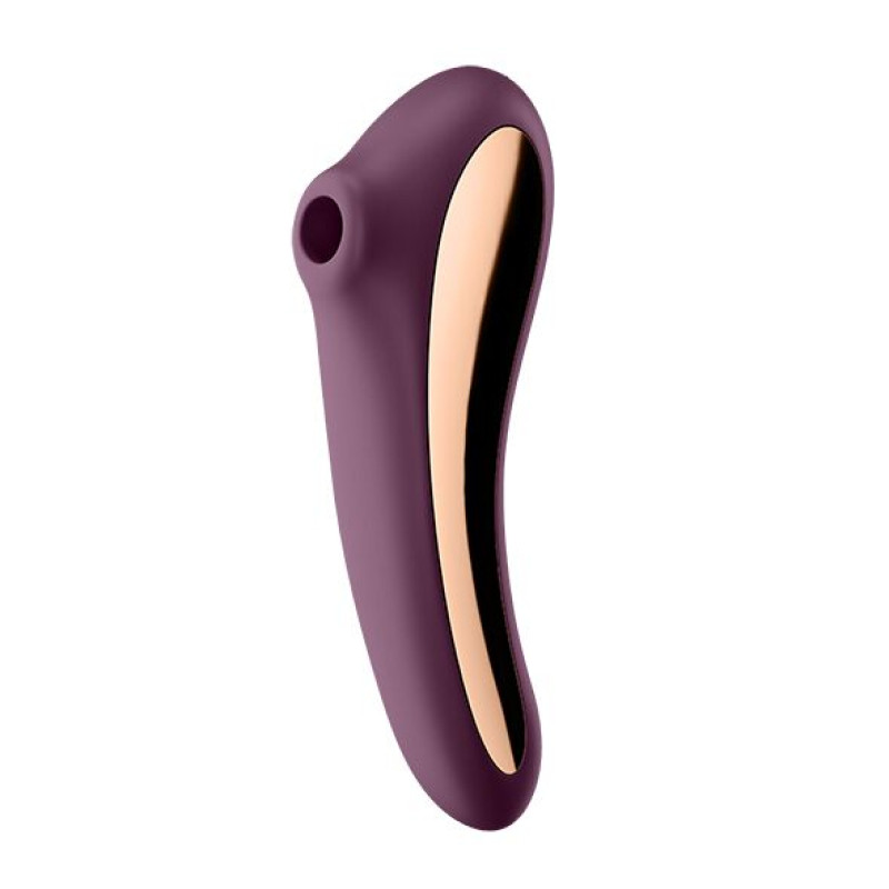 Вакуумний стимулятор з вібрацією Satisfyer Dual Kiss