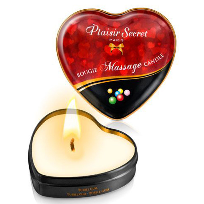 Массажные свечки сердечко Plaisirs Secrets