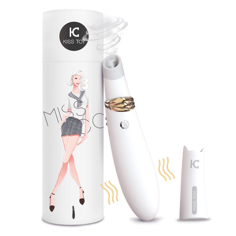 Вакуумний стимулятор з вібрацією KissToy Miss CC