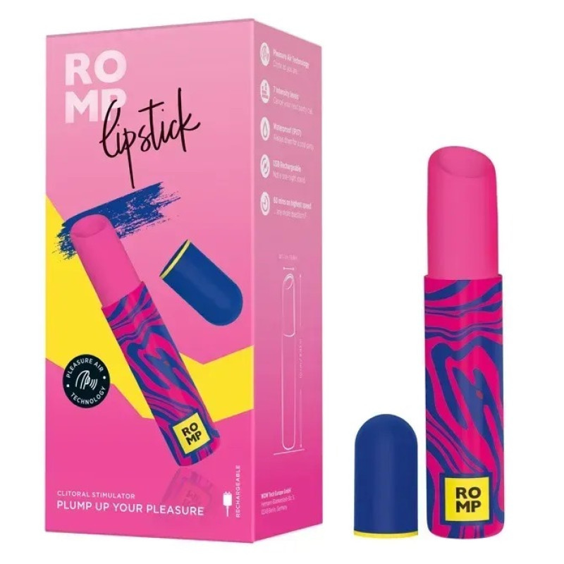 Вакуумний кліторальний стимулятор Romp Lipstick