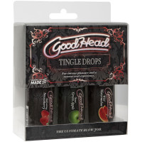 Набір стимулюючих їстівних крапель Doc Johnson GoodHead Tingle Drops