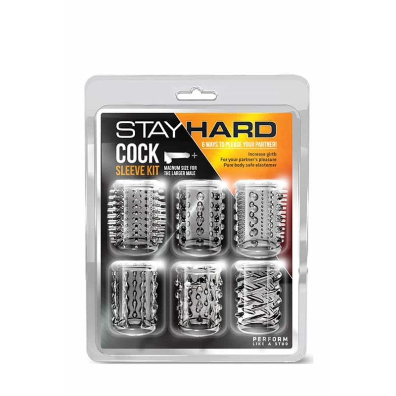 Набор насадок на член Stay Hard Cock Sleeve Kit