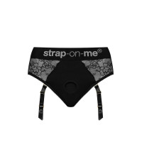 Кружевные трусы для страпона с подвязками для чулок Strap-On-Me DIVA HARNESS Кружевные трусы для страпона с подвязками для чулок Strap-On-Me DIVA HARNESS