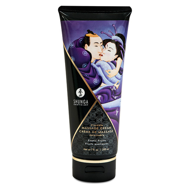 Їстівний масажний крем Shunga Kissable Massage Cream екзотичні фрукти