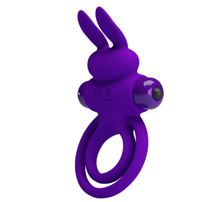 Ерекційне кільце з подвійною фіксацією Pretty Love Vibrant Penis Ring III