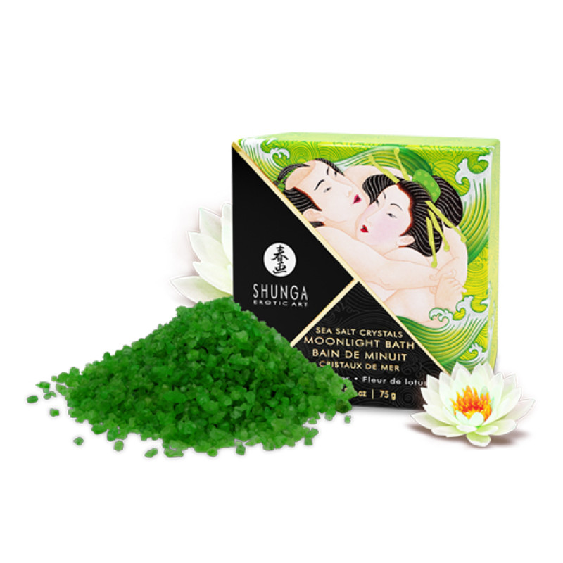 Сіль для ванни з афродизіаками Shunga Moonlight Bath Лотос