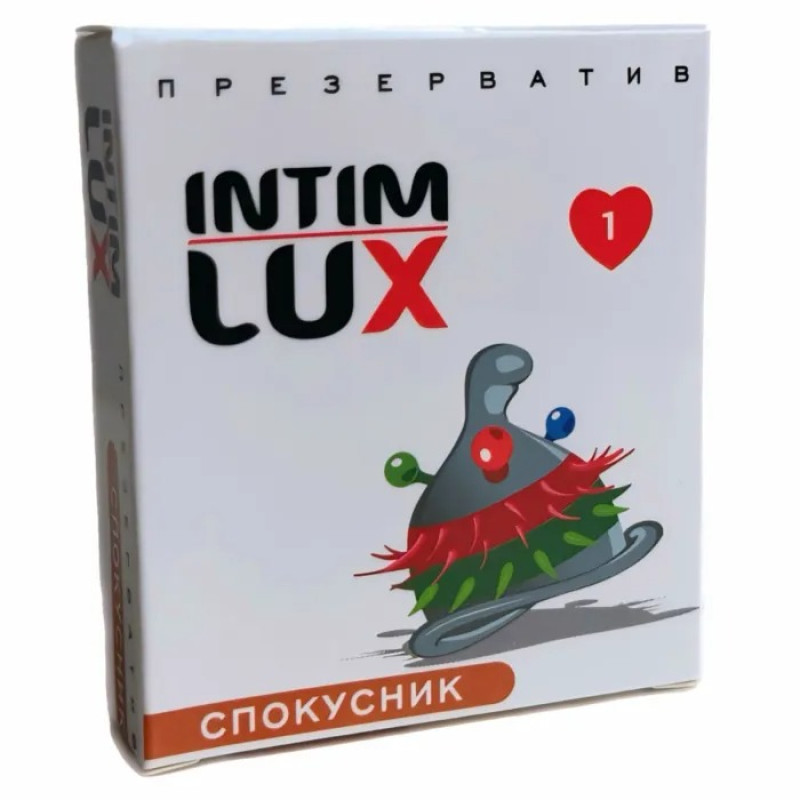 Презерватив з вусиками та кульками Intim Lux Спокусник Презерватив з вусиками та кульками Intim Lux Спокусник
