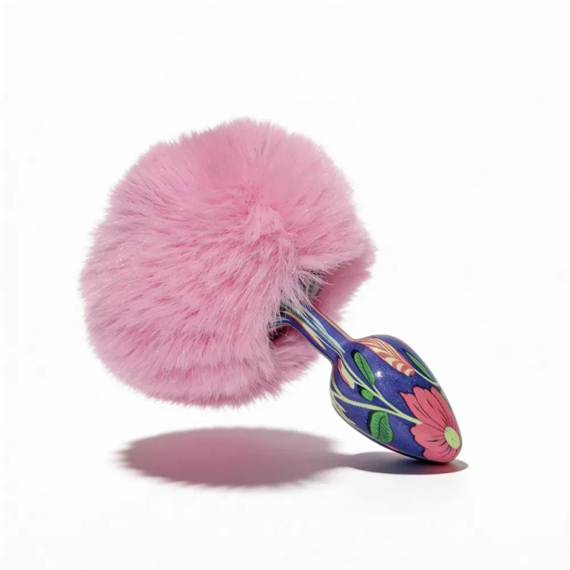 Анальная пробка с узором ALUME, размер S, 7 х 2,8 см