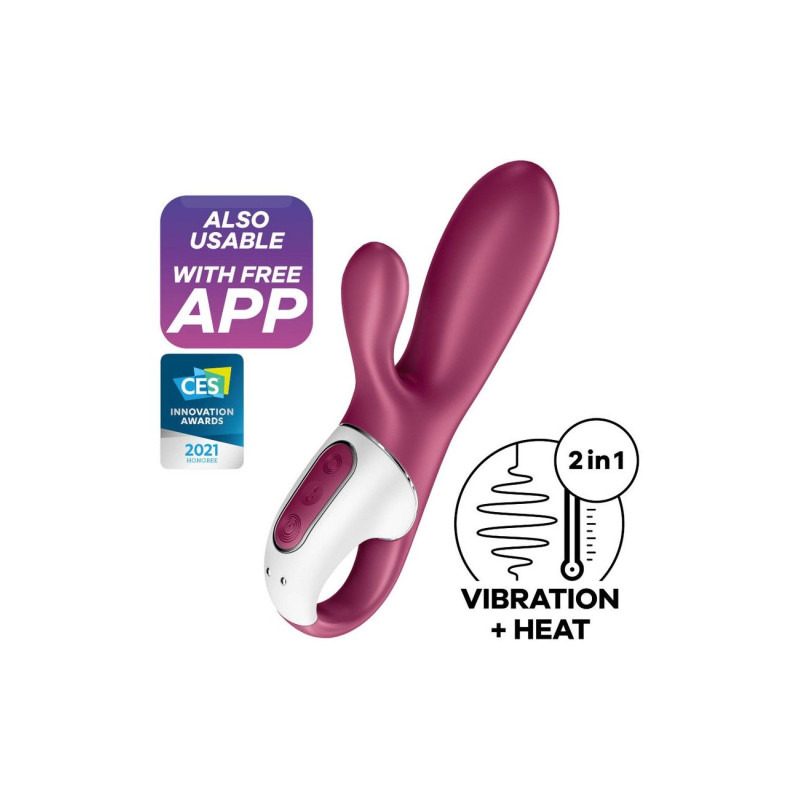 Вибратор кролик с подогревом Satisfyer Hot Bunny