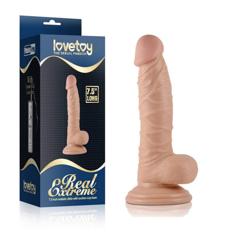 Реалистичный фаллоимитатор Real Extreme Dildo Lovetoy