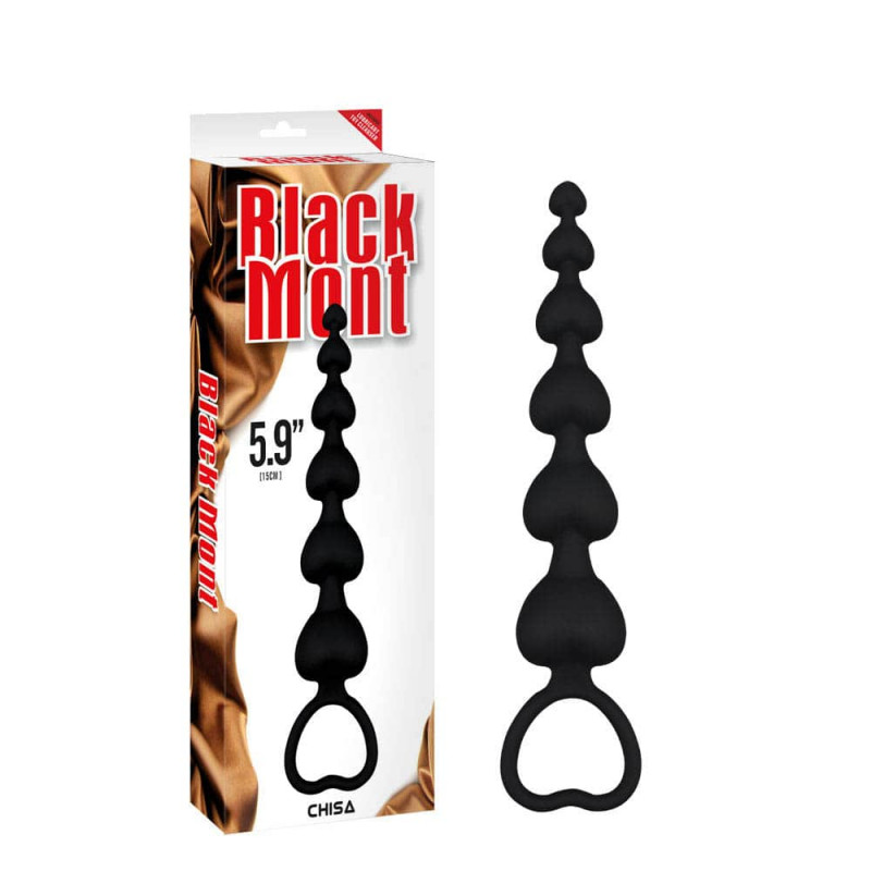 Анальне намисто Black Mont Elite Lover's Beads