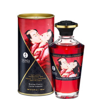 Зігріваюча олія для оральних пестощів Shunga Aphrodisiac вишня