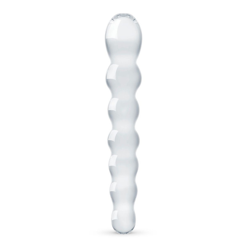 Стеклянный дилдо в виде бусин Gildo Glass Dildo No. 19