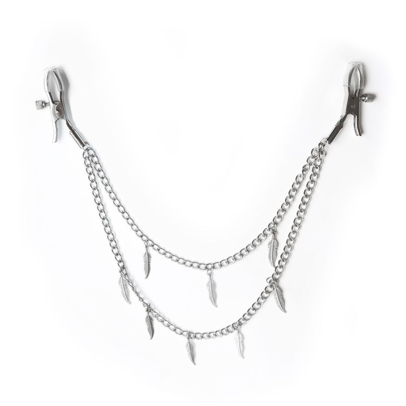 Зажимы с двойной цепочкой для сосков Art of Sex – Dream Catcher