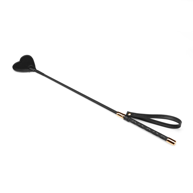 Стек-сердечко Liebe Seele Black Organosilicon Riding Crop