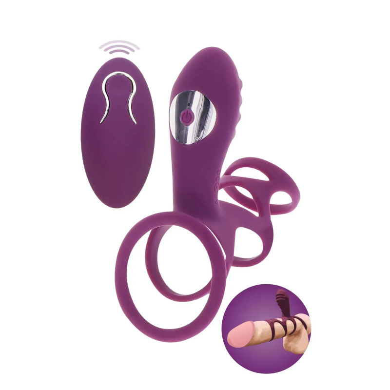 Ерекційне вібро кільце ToyJoy Halo Halo C-Ring Sleeve