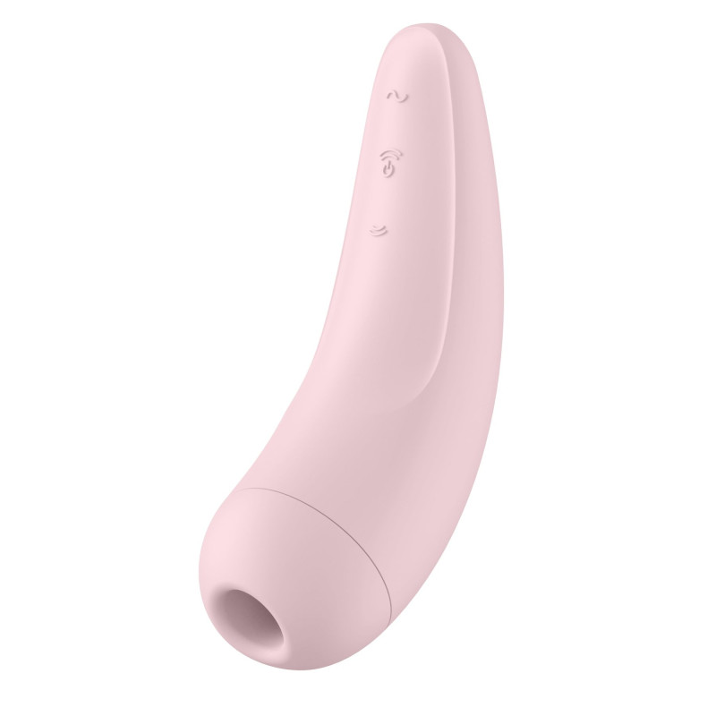 Вакуумний смарт-стимулятор з вібрацією Satisfyer Curvy 2+