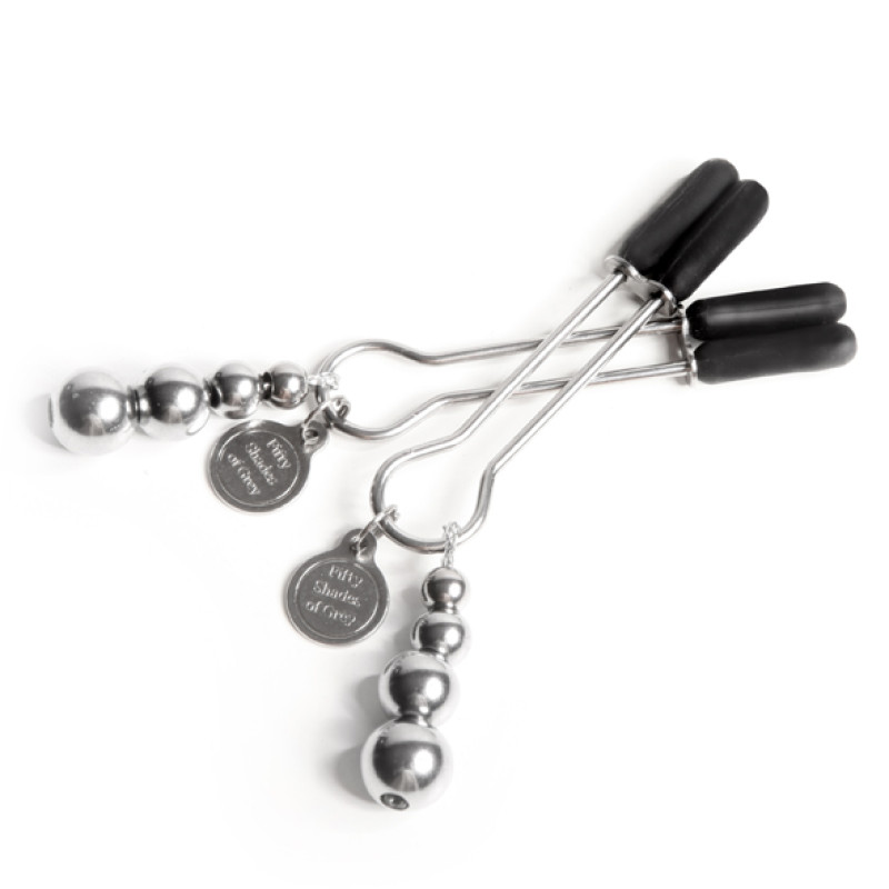 Затискачі для сосків Fifty Shades of Grey - Adjustable Nipple Clamps