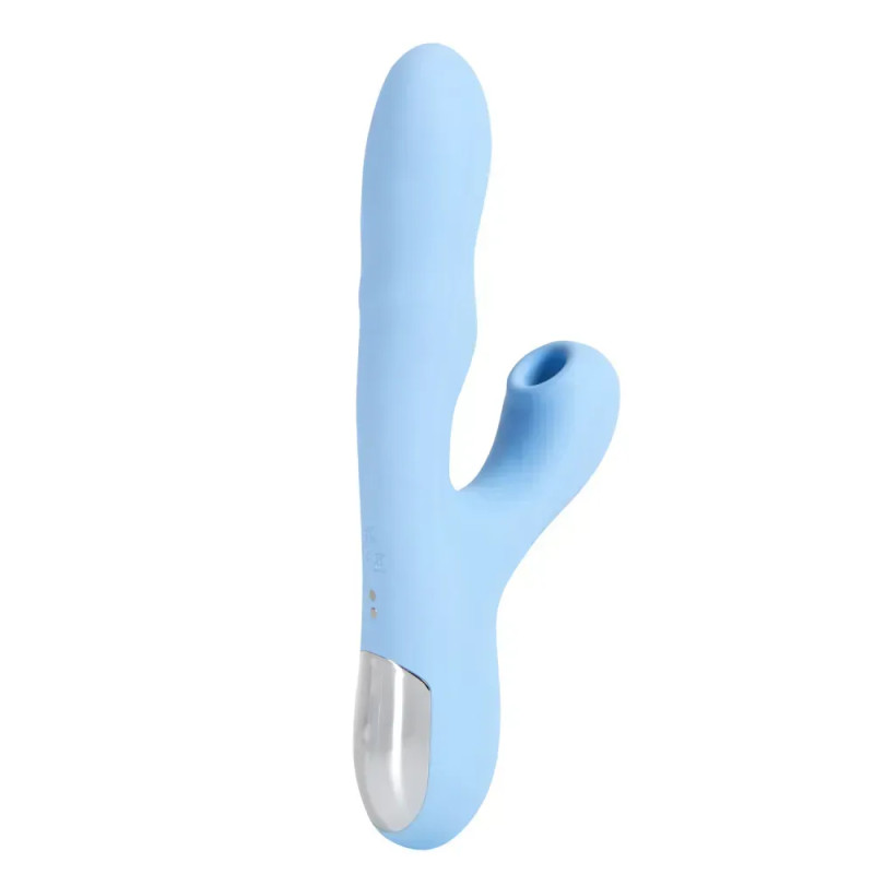 Вібратор-кролик BeYourLover Rosubi з вакуумом, ротацією і підігрівом